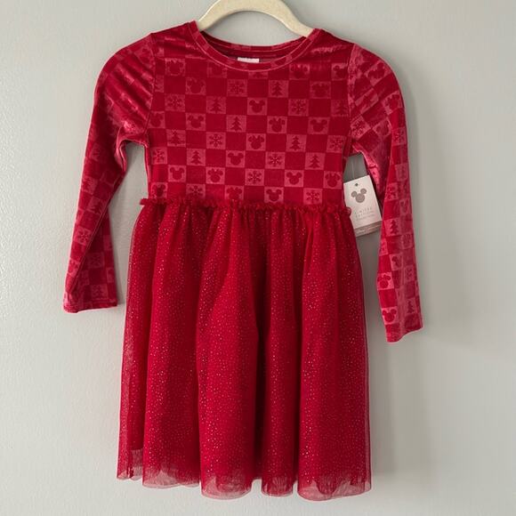Disney Other - Disney Minnie Mouse Christmas Red Dress New with Tag Sz 6 Holiday Santa Pictures